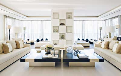 Contemporary Apartment Open Plan. International by Kelly Hoppen Interiors .