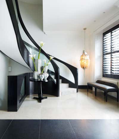  Contemporary Family Home Entry and Hall. London by Kelly Hoppen Interiors .