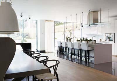  Contemporary Family Home Dining Room. London by Kelly Hoppen Interiors .