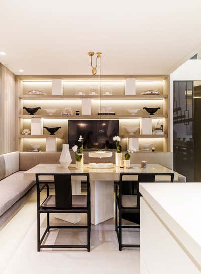  Contemporary Family Home Office and Study. London by Kelly Hoppen Interiors .