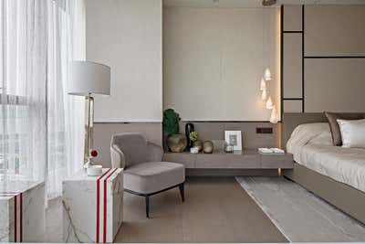 Contemporary Apartment Bedroom. China II by Kelly Hoppen Interiors .