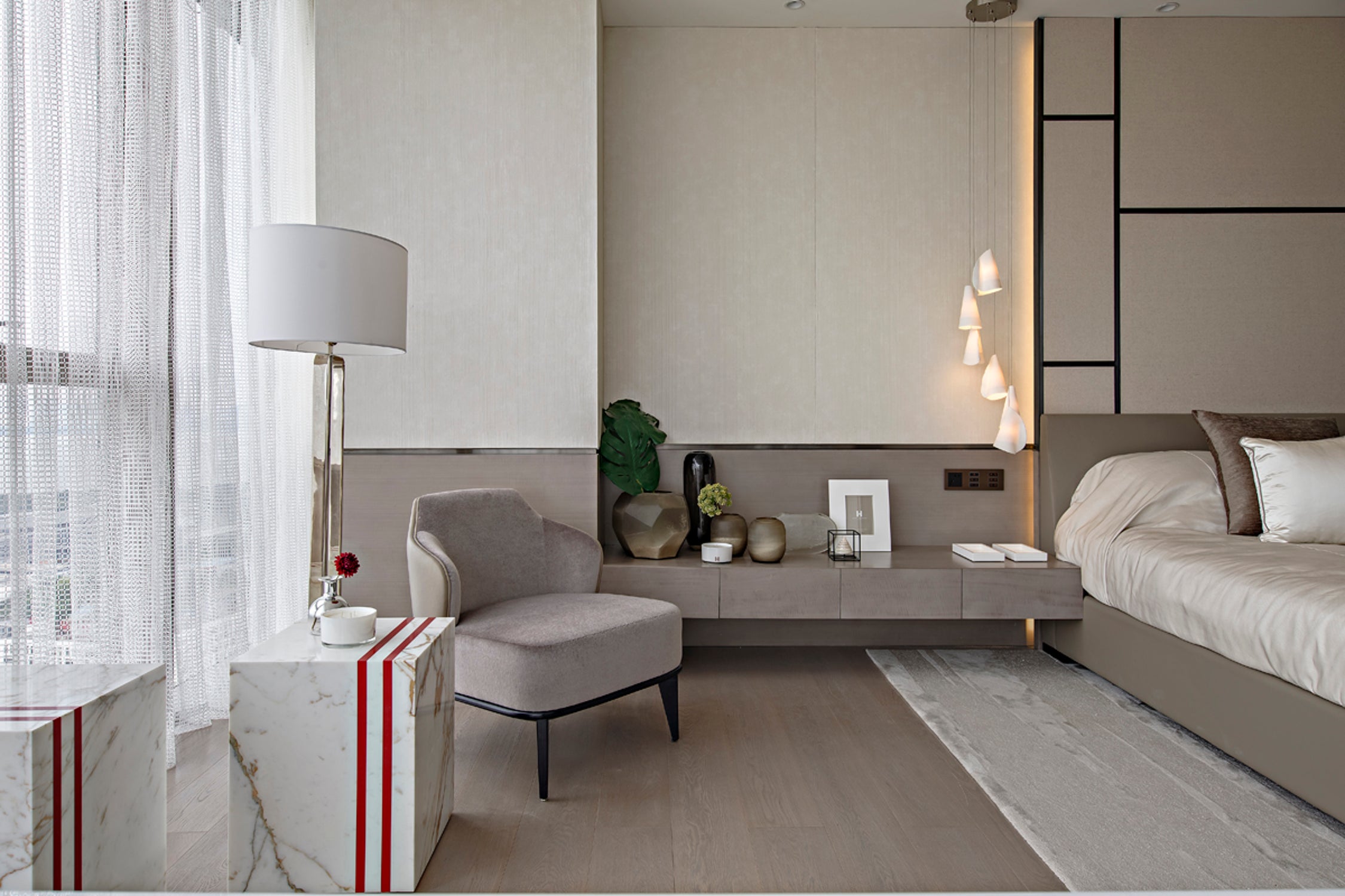 Bedroom by Kelly Hoppen Interiors on 1stdibs