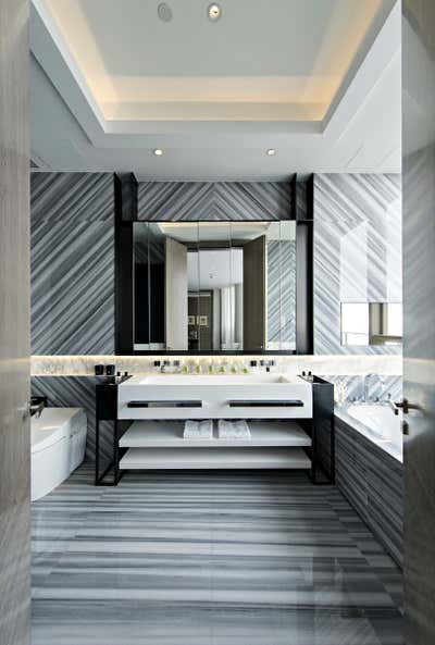 Contemporary Apartment Bathroom. China by Kelly Hoppen Interiors .