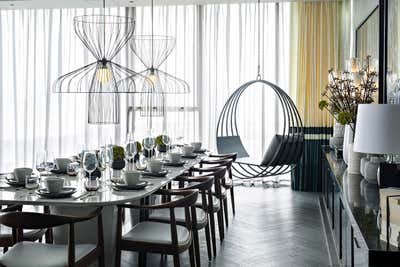  Contemporary Apartment Dining Room. China by Kelly Hoppen Interiors .