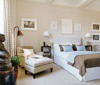  Transitional Apartment Bedroom. Greenwich Village Classic by Timothy Whealon Inc..