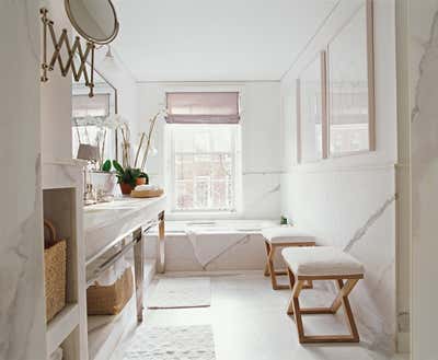  Transitional Family Home Bathroom. Sutton Place Town House by Timothy Whealon Inc..