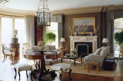  Traditional Family Home Living Room. Sutton Place Town House by Timothy Whealon Inc..