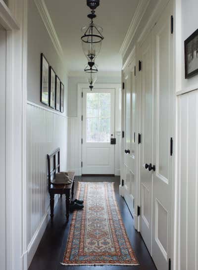  Transitional Country House Entry and Hall. Connecticut Country House by Timothy Whealon Inc..