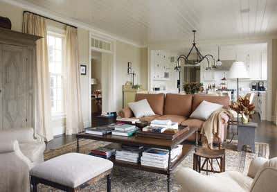  Transitional Country House Living Room. Connecticut Country House by Timothy Whealon Inc..