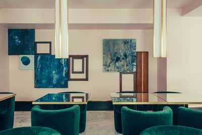Art Deco Hotel Dining Room. Hotel Saint Marc by DIMORESTUDIO.