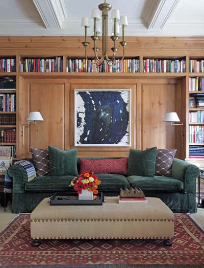  Transitional Apartment Office and Study. Park Avenue Prewar by Timothy Whealon Inc..