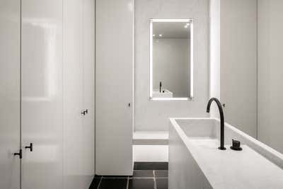 Minimalist Storage Room and Closet. MK House by Nicolas Schuybroek Architects.