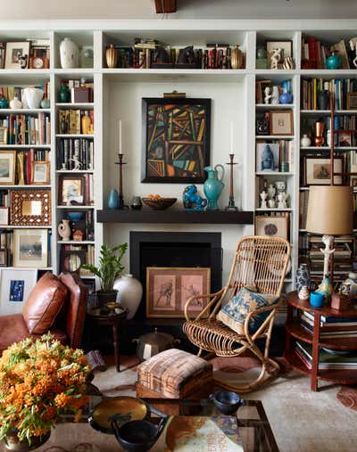  Mid-Century Modern Apartment Living Room. Manhattan II by Alexandra Loew, Inc..
