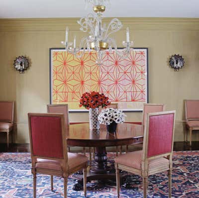  Transitional Apartment Dining Room. Park Avenue Prewar by Timothy Whealon Inc..