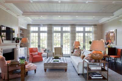  Eclectic Traditional Country House Living Room. Long Island Residence by Brian J. McCarthy Inc..