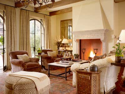  Traditional Family Home Living Room. Carmel Valley Residence by Tucker & Marks.