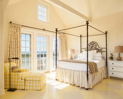 Beach Style Vacation Home Bedroom. Nantucket Oceanfront Resident by Brian J. McCarthy Inc..
