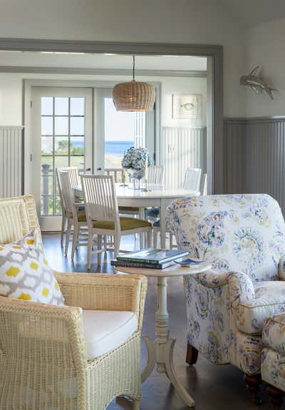 Beach Style Vacation Home Living Room. Nantucket Oceanfront Resident by Brian J. McCarthy Inc..