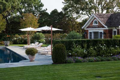 Eclectic Country House Patio and Deck. Long Island Residence by Brian J. McCarthy Inc..