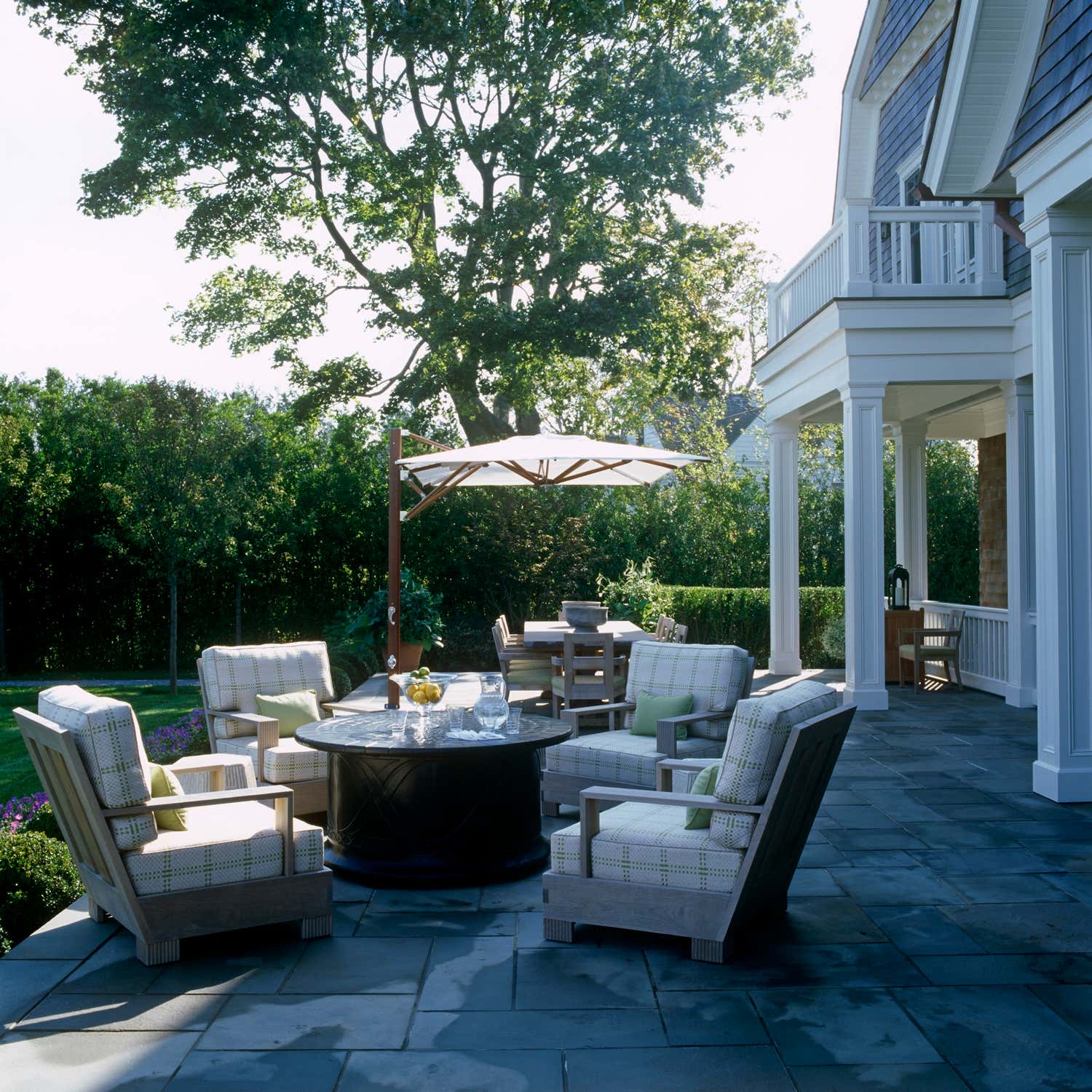 Eclectic Patio and Deck