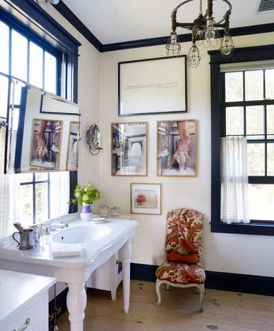  Eclectic Country House Bathroom. Hudson Valley Home by Brian J. McCarthy Inc..