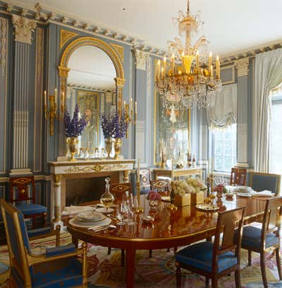 French Family Home Dining Room. Long Island Residence by Brian J. McCarthy Inc..