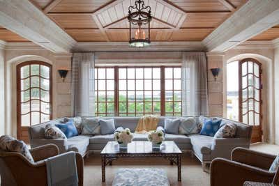  French Family Home Living Room. Long Island Residence by Brian J. McCarthy Inc..