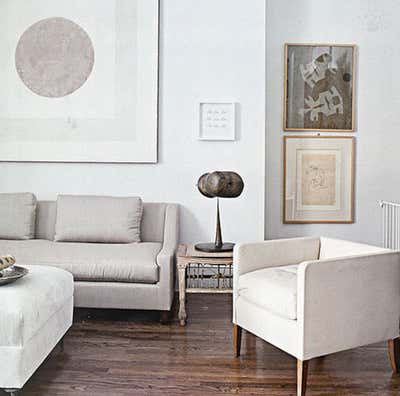  Transitional Family Home Living Room. Bank Street by Huniford Design Studio.