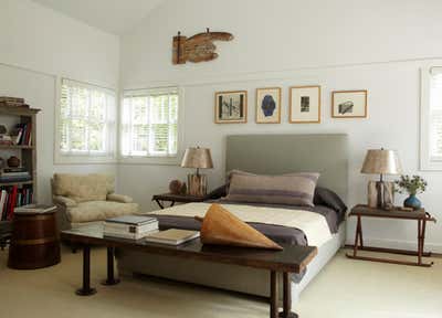  Beach Style Beach House Bedroom. East Hampton by Huniford Design Studio.