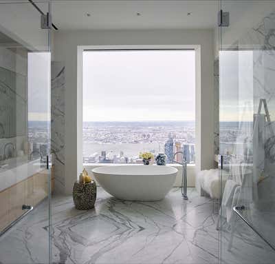  Modern Apartment Bathroom. Park Ave Penthouse by Kelly Behun | STUDIO.