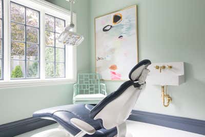 Contemporary Workspace. Chic Dental Office by Summer Thornton Design .