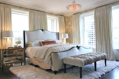 Eclectic Apartment Bedroom. Palmolive Penthouse by Summer Thornton Design .