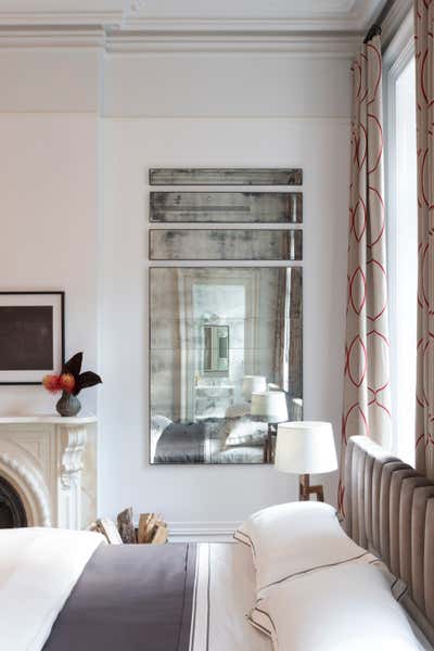  Transitional Family Home Bedroom. East Village Brownstone by Drew McGukin Interiors.