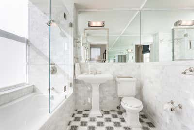  Transitional Apartment Bathroom. CHELSEA PENTHOUSE by Drew McGukin Interiors.