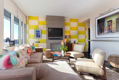  Transitional Apartment Living Room. CHELSEA HIGH RISE by Drew McGukin Interiors.