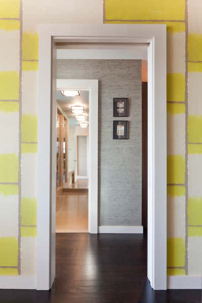  Transitional Apartment Entry and Hall. CHELSEA HIGH RISE by Drew McGukin Interiors.