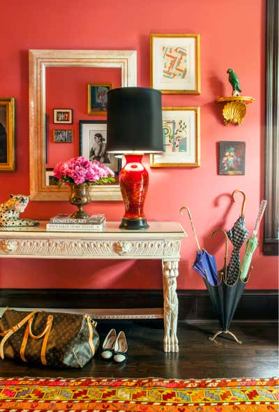  Maximalist Family Home Entry and Hall. Lincoln Park Vintage by Summer Thornton Design .