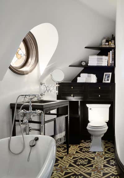  Modern Family Home Bathroom. Country Club by Summer Thornton Design .