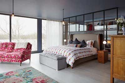  Contemporary Family Home Bedroom. West Country by Godrich Interiors.