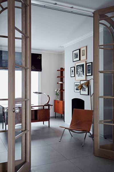  Mid-Century Modern Family Home Office and Study. Chelsea by Godrich Interiors.