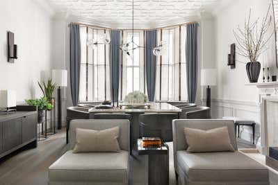  Contemporary Family Home Dining Room. Kensington House by Janine Stone & Co.