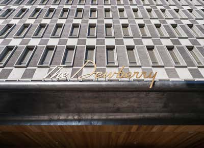  Mid-Century Modern Hotel Exterior. The Dewberry by Workstead.