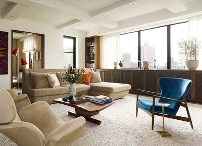  Modern Apartment Living Room. Gramercy Park Penthouse by Fox-Nahem Associates.