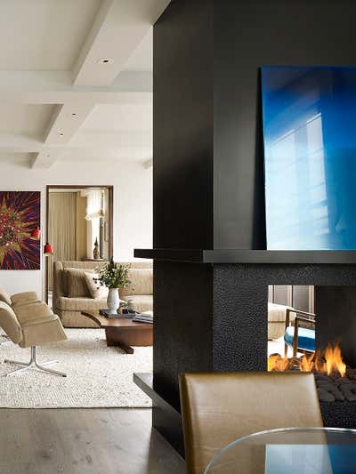  Modern Apartment Dining Room. Gramercy Park Penthouse by Fox-Nahem Associates.