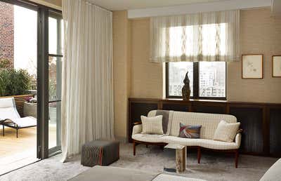 Modern Apartment Bedroom. Gramercy Park Penthouse by Fox-Nahem Associates.