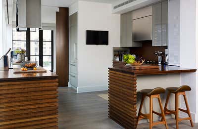Modern Kitchen. Gramercy Park Penthouse by Fox-Nahem Associates.