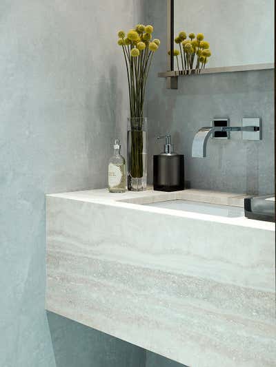  Modern Apartment Bathroom. Gramercy Park Penthouse by Fox-Nahem Associates.