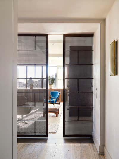Modern Entry and Hall. Gramercy Park Penthouse by Fox-Nahem Associates.