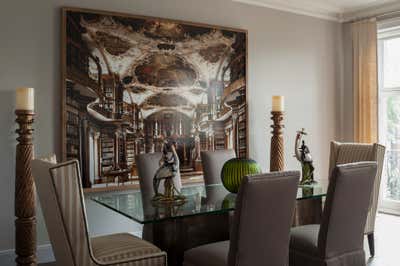  Traditional Apartment Dining Room. London by Villalobos Desio.