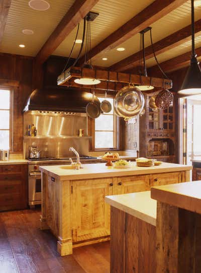  Rustic Country Country House Kitchen. Family Ranch by Tucker & Marks.